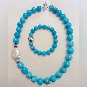 Neclace and bracelet